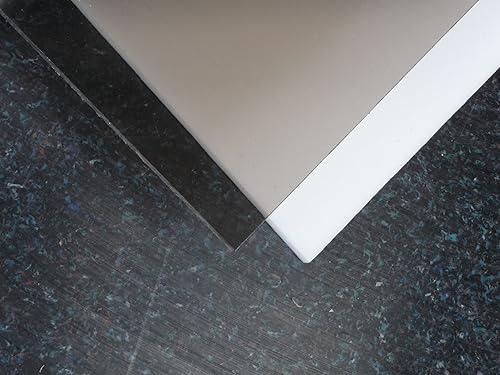 Lastre policarbonato 1000 x 600 x 5 mm bronzo/marrone 50% di trasmissione piastra - Honorern