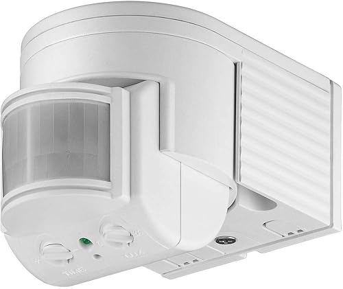 Goobay 95175 Rilevatore di Movimento a Infrarossi, Bianco - Honorern