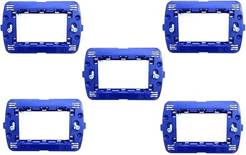 5 Pezzi SANDASDON Supporto 3M per Scatole 3 Moduli Compatibile Bticino Living International - Honorern