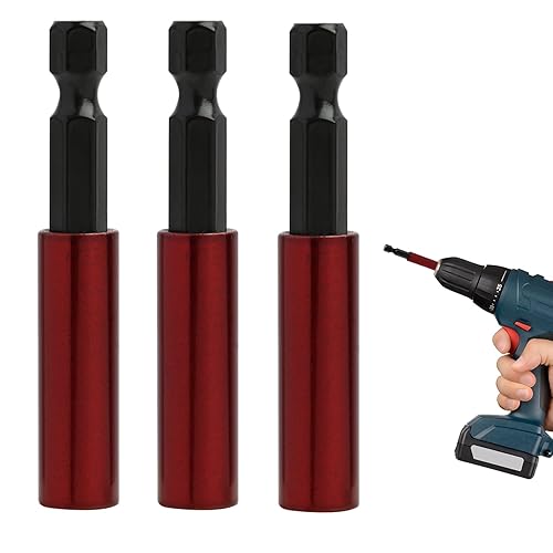 Annlpoy 3pcs portainserti magnetico inserto per cartongesso Trapano avvitatore a percussione forte magnetico per punte da 1/4 di pollice, Portainserti Magnetico per Trapano Avvitatore a Percussione - Honorern