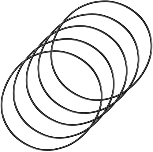 95mmx90mmx2mm Nitrile Gomma O-ring, 5pz Metrico Meccanico Sigillatura Guarnizioni, Nero - Honorern