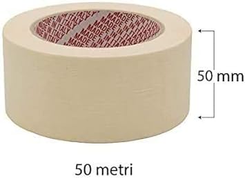 Palucart nastro in carta gommata adesiva 50 x 50 carta adesiva per mascheratura (6) - Honorern