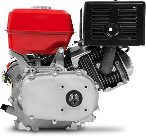 Motore a benzina EBERTH 13 CV 9,56 kW Motore stazionario Kart Drive frizione a bagno d'olio, albero Ø 22 mm, motore a 4 tempi, 1 cilindro, cilindrata 389 ccm, raffreddato ad aria avviamento a strappo - Honorern