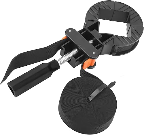 Morsetto ad Angolo Regolabile, Tenditore Angolare per Cornici con Cinturino in Nylon 4m, per Cornice In Legno, Cassetto, Lavorazione del Legno - Honorern