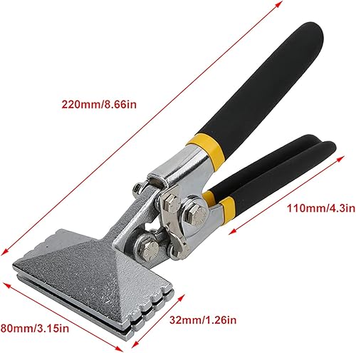 Pinza per piegare le lamiere a mano, Pinze per piegare dritte Utensile manuale per piegare le lamiere Pinze per piegare le lamiere Strumento per appiattire(dritto) - Honorern