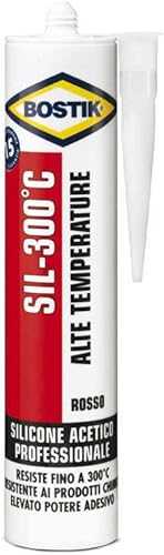 SILICONE ALTA TEMPERATURA ROSSO ml.300 BOSTIK [BOSTIK ] - Honorern