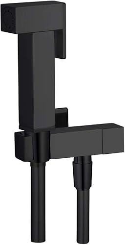 Kit Idroscopino Wc Doccetta Ottone Portatile Shut-Off Monogetto Azionamento a Leva - Honorern