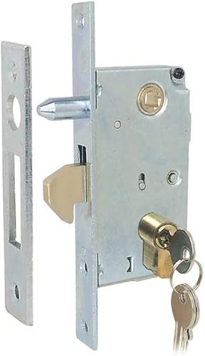 Serratura a gancio con perno tipo piccolo per cancelli scorrevoli ART. 447/PB IBFM entrata 40 - Honorern