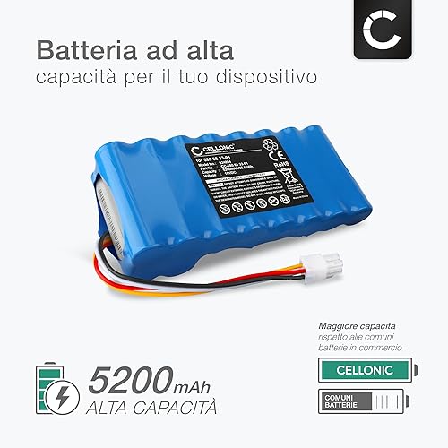 Batteria 580 68 33-01, 580 68 33-02,580 68 33-03 compatibile con Husqvarna Automower 420/440 / 320/550/ 520 ricambio da 5200mAh, 18V, per utensile attrezzo power tool - Honorern