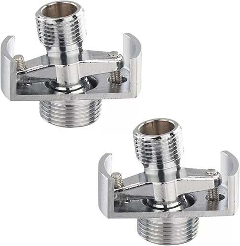 JUFUM 2X Regolazione 'Angolo di Aspirazione Tubo di Rame Doccia Angolo Curvo Piede Eccentrico Vite Rubinetto Angolo Accessorio A - Honorern