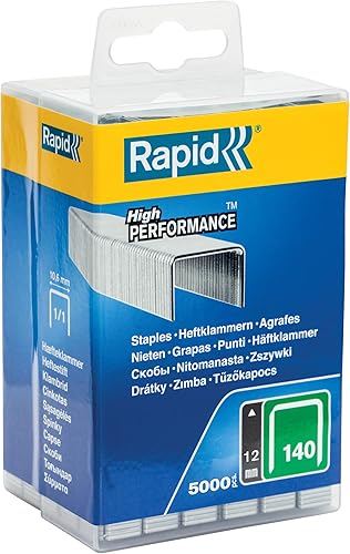 Rapid 40109517 No. 140 Graffe a Filo Piatto 14 mm, Acciaio - Honorern