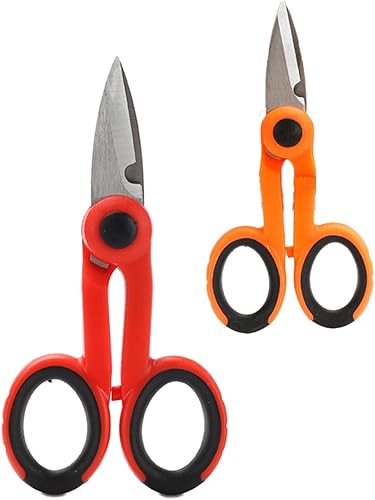 Forbici Da Elettricista Professionali 140mm,Taglia e Spelacavi Spelafili In Acciaio Inossidabile (2 PCS) - Honorern