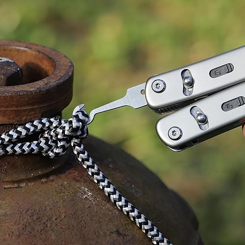 Roxon FT08 Costruisci il tuo multiutensile accessorio per Flex Multitool (4 pezzi un set incluso Pettine, Marlin Spike, Mini Spazzola, Gancio) Buono per Outdoor & Camping - Honorern