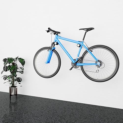 Porta Bici Da Muro, Appendi Bici Da Muro, Resistente Alla Ruggine E Può Sopportare 22 KG, Supporto Bici Da Muro Adatto Per Garage Interni (40CM) - Honorern