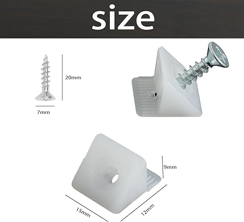 Cunei di Fissaggio,150 Pezzi Cunei Riparazione Cassetti Cunei Per Mobili Per Fondi Cassetti Backplane Connettore Titolare Stabilizzatori per Cedimenti di Cassetti - Honorern