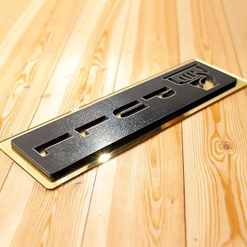 Segnaletica Push-Pull For Porte In Acrilico, Segnaletica Push E Pull Autoadesiva For Porte, 1 Coppia Di Targhette 3D For Porte Di Aziende Ristoranti Bar Hotel Scuole Porte Di Caffetteria, 7x2 Pollici( - Honorern