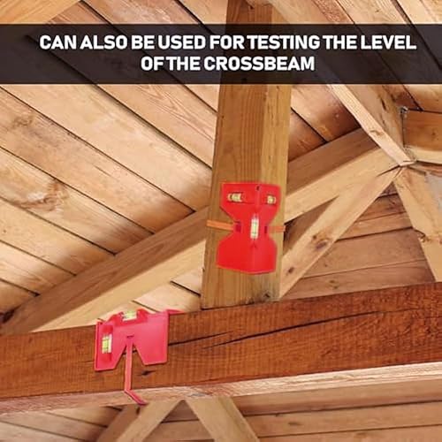 Livello di 4 Pezzi per Livellamento Tubi, e Travi, Strumento di Livello Pieghevole con 3 Flaconi, Livello di Tubo Regolabile con Fibbia - Honorern