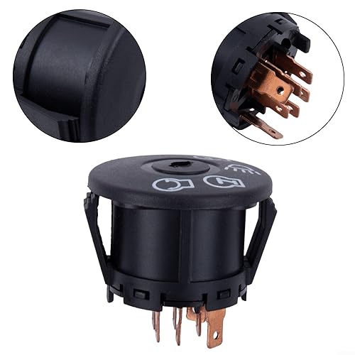 Interruttore di accensione per tosaerba con 2 chiavi di ricambio per trattore 725-1741 925-1741 - Honorern