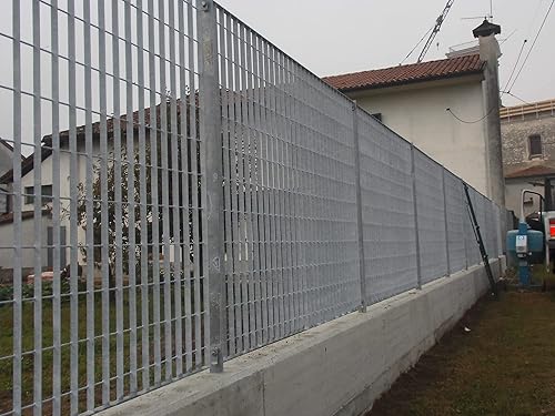 MARRA EDILE PANNELLO GRIGLIATO 93X199 CM ZINCATO ELETTROSALDATO MAGLIA 62X132 MM - Honorern