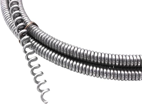 Spirale per pulizia tubi 11619, 3,00 m, gancio 6 mm, manovella - Honorern