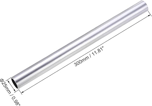 25mm OD 21mm Interno Dia 300mm Lunghezza 6063 Alluminio Rotondo Tubo, Dritto Metallo Tubi Alluminio Senza Saldatura Dritto Tubo Tubazione - Honorern