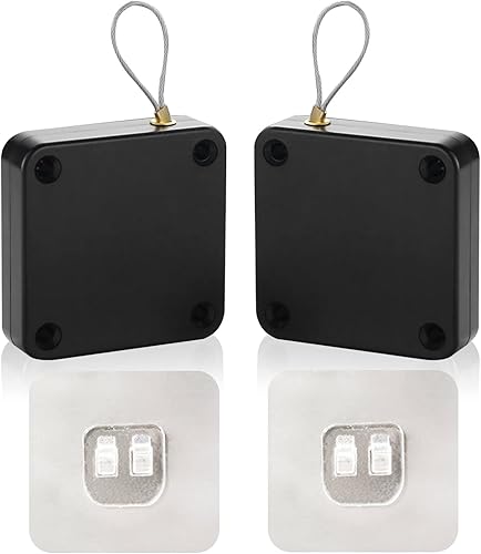 Chiudiporta Automatico Con Sensore e Coulisse - Senza Foratura per Porte Interne di Uffici e Case (3 Pezzi) - Honorern