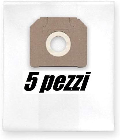 5 sacchetti in tessuto per aspirapolvere compatibili con DEWALT DWV902 M, DWV902MT, DWV902L, 900L, 901L, DWV901LT, DWV905 - Honorern