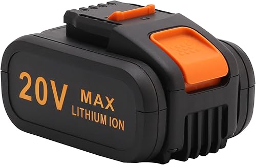 per Worx 5000mAh 18V 20V Li-ion batteria WA3553 WA3556 WA3551.1 WA3556 WA3572 ricaricabile per Worx 20 Volt Li-ion batteria utensili elettrici con indicatore di livello - Honorern