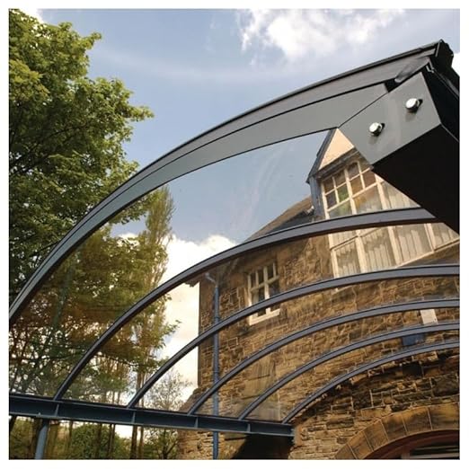 Lastra Policarbonato Compatto 3 mm Trasparente Protezione UV 300X600 mm - Honorern