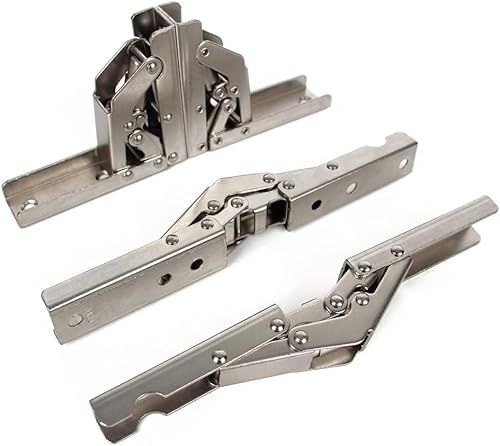 Cerniera pieghevole a 90 gradi per porta/mensola, staffa nascosta, supporto da tavolo per mobili (6 pezzi) - Honorern