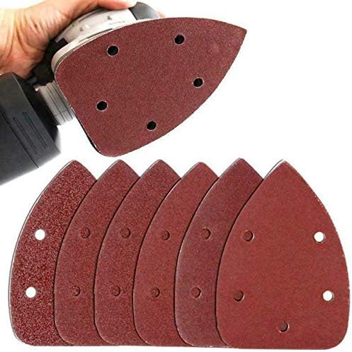 Bond - Fogli abrasivi per levigatrice palmare Bosch PSM 100A, grana mista, 40 pezzi - Honorern