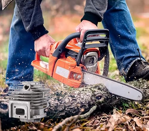 Kit Cilindro Pistone Guarnizioni Ricambio Motosega 44mm Decespugliatore GF-0518 - Honorern