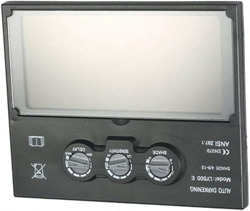 Pannello solare per casco da saldatura, sostituisce lente, oscuramento automatico, maschera per saldatore, filtro per obiettivo, 110 x 90 mm - Honorern