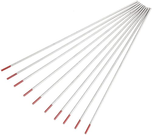 Tiro con elettrodo di tungsteno Asta per Tori torio professionale 2% Thoriated per saldatrice Tig, WT20, rosso(2.0mm*160mm) - Honorern