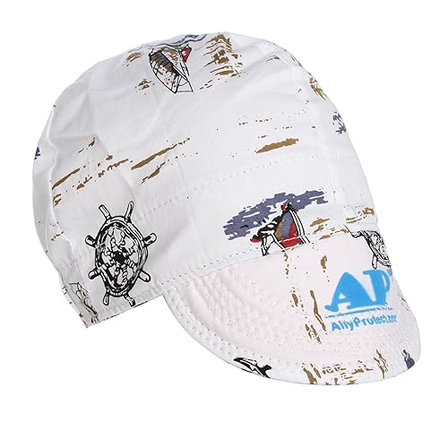 MJJEsports Regolabile Saldatura Cap Cappello Sciarpa Saldatori Ritardante Cotone Casco 55 A 61Cm - Honorern