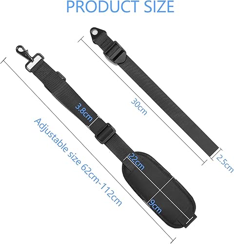 Tracolla per Tagliaerba, Tracolla Decespugliatore Regolabile, Cinghia per Decespugliatore in Nylon per Decespugliatore e Tagliaerba (Arancia) - Honorern