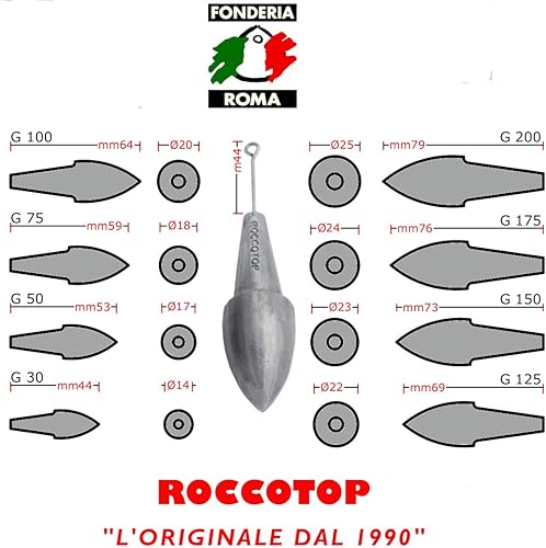 piombo Roccotop con astina - Honorern