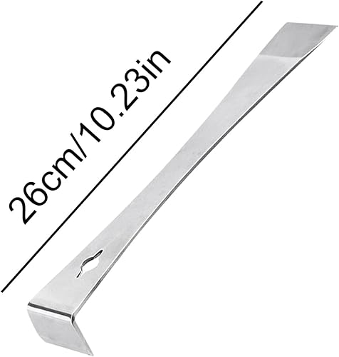 Set di raschietti per pittura, con levachiodi, barra di leva in acciaio inox, una barra piatta molto resistente, compatibile con telai di sollevamento e leve - Honorern