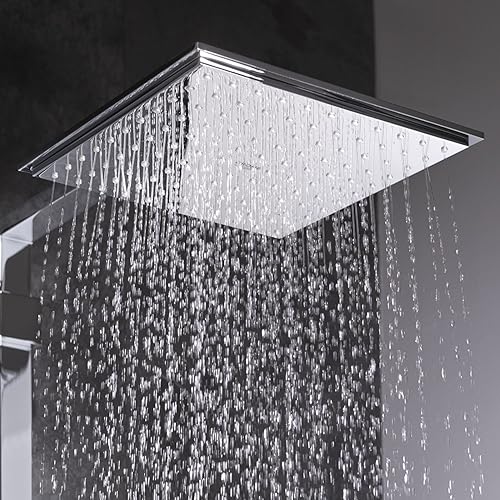 Grohe Euphoria Cube Soffione Doccia Contemporaneo, 150Mm, Monogetto, Cromo, Ecojoy 27705000 - Honorern