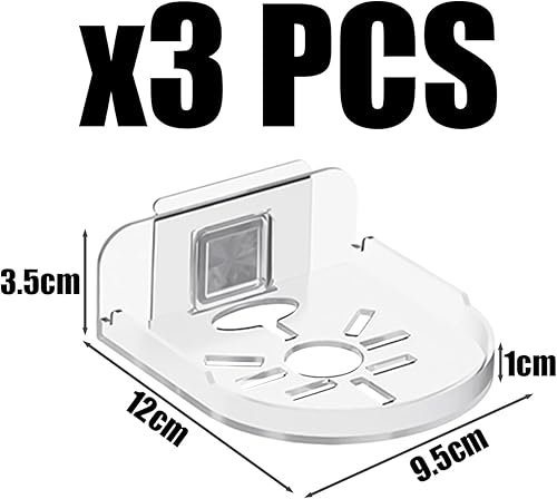 Confezione Da 3 Staffe Di Sorveglianza, Strumenti Di Montaggio Di Sorveglianza, Mensole A Muro, Staffe Autoadesive, Accessori Di Sorveglianza - Honorern