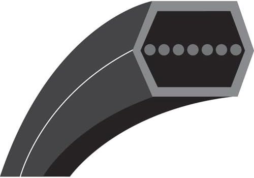 AA68M - Cinghia esagonale per tagliaerba autoportanti SNAPPER per taglio 25', 26', 28' e 30' - Lunghezza esterna: 1780 mm - N. originale: 1-0749, 7010749 - Honorern