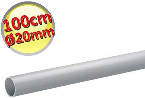 Tubo rigido 20 mm in pvc colore bianco ral 9010 per scarico condensa - lunghezza 1 mt - Honorern