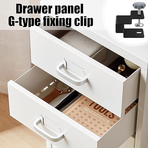 Morsetti per armadi per l'installazione di armadi, Morsetti per installazione frontale dei cassetti | Morsetto di fissaggio per cassetto regolabile,Posizionatore di clip per cassetti, hardware - Honorern