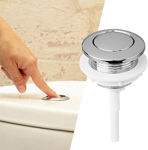 Pulsante di scarico WC, 38 mm, pulsante singolo per sciacquone, pulsante per serbatoio dell'acqua - Honorern