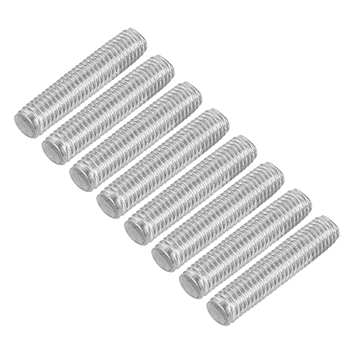 8pz Asta Filettata Intera, M5 x 25mm Acciaio Inossidabile 304 Borchie Barra Filettatura Destra M5-0.8 Filo di Pece per Assemblaggio Mobili Macchinari - Honorern