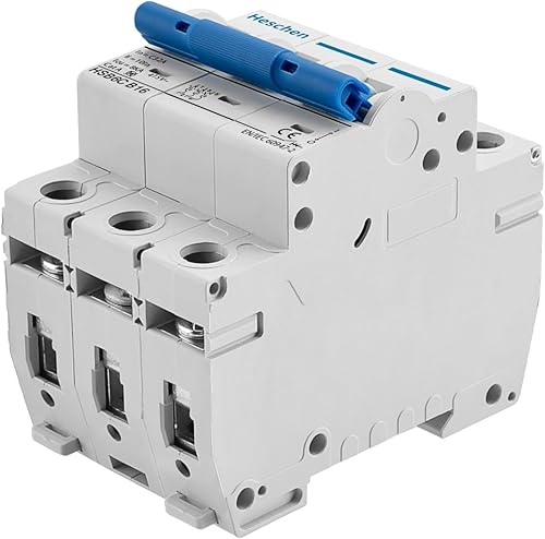 HSB6C, interruttore miniaturizzato con corrente 16 Amp, 3 poli, tipo B, capacità di rottura 6 kA, montaggio su guida DIN - Honorern