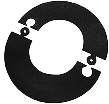 Rosone componibile verniciato nero canna fumaria D. 180 mm stufa pellet - Honorern