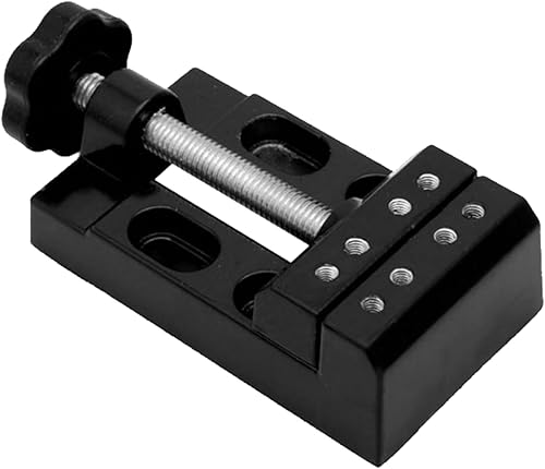 Mini Morsa Apertura Parallela,Morsa Nucleare per Gioielli,Morsa per Noci,Morsa Piatta da Banco con Morsetto da Tavolo,Mini Morsa Piatta,Morsa per Fai da Te Intaglio Strumento,Morsa da Tavolo - Honorern