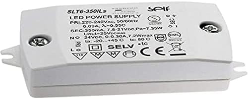 Self Electronics SLT6-350ILS - Driver LED a tensione costante, corrente costante 7,94 W, 7,31 W, 350 mA 7,5, 24 - Honorern