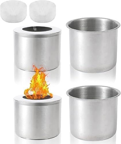 Set Di Bruciatori A Etanolo A Bioetanolo,Camera Di Combustione A Bioetanolo,Camera di Combustione a Etanolo,Bruciatore a Etanolo,Bruciatore In Acciaio Inox Per Campeggio, All'interno, All'esterno - Honorern